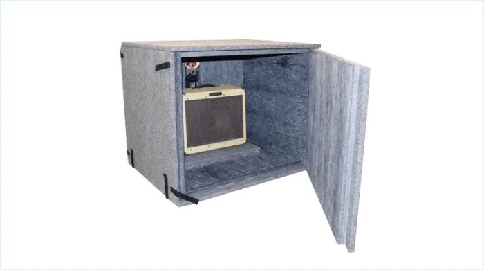 guitar cabinet isolation box